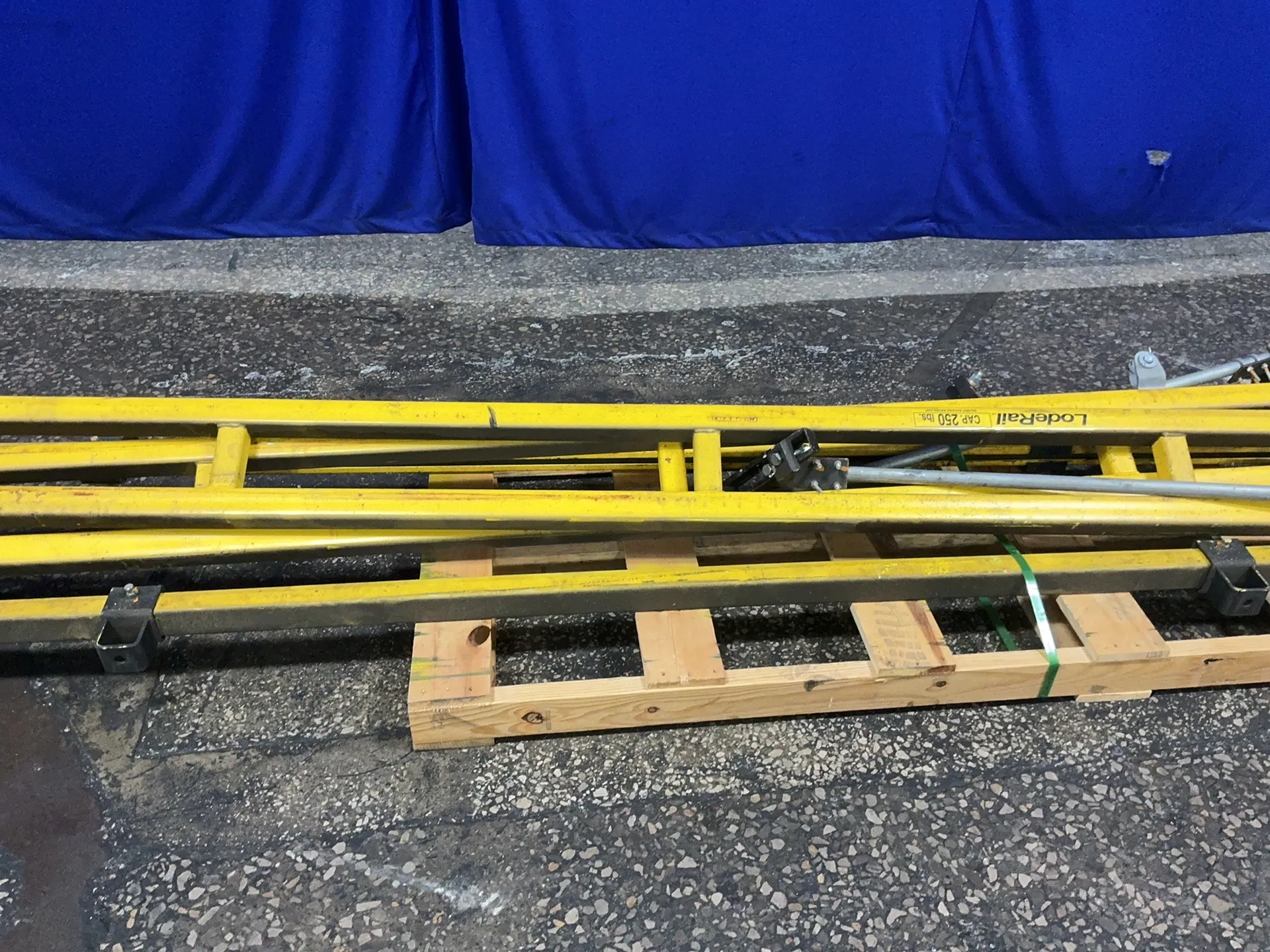 250 lb. Loderail, ceiling mount crane system, 16'