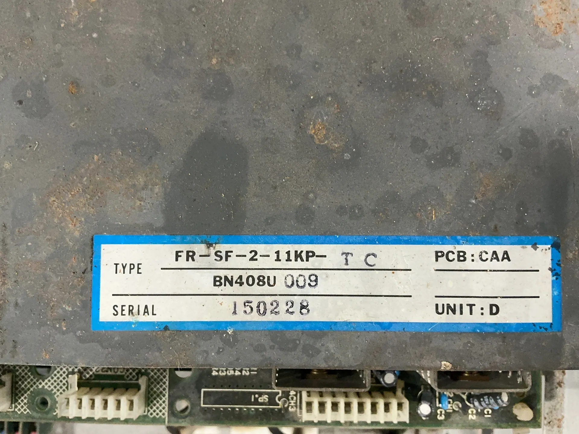 Mitsubishi Electric #FR-SF-2-11KP-TC, Freqrol AC Spindle Controller