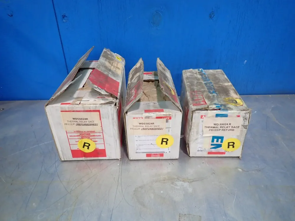 ABB #SACE-PR122/P, Overcurrent Release Units, LOT of 3