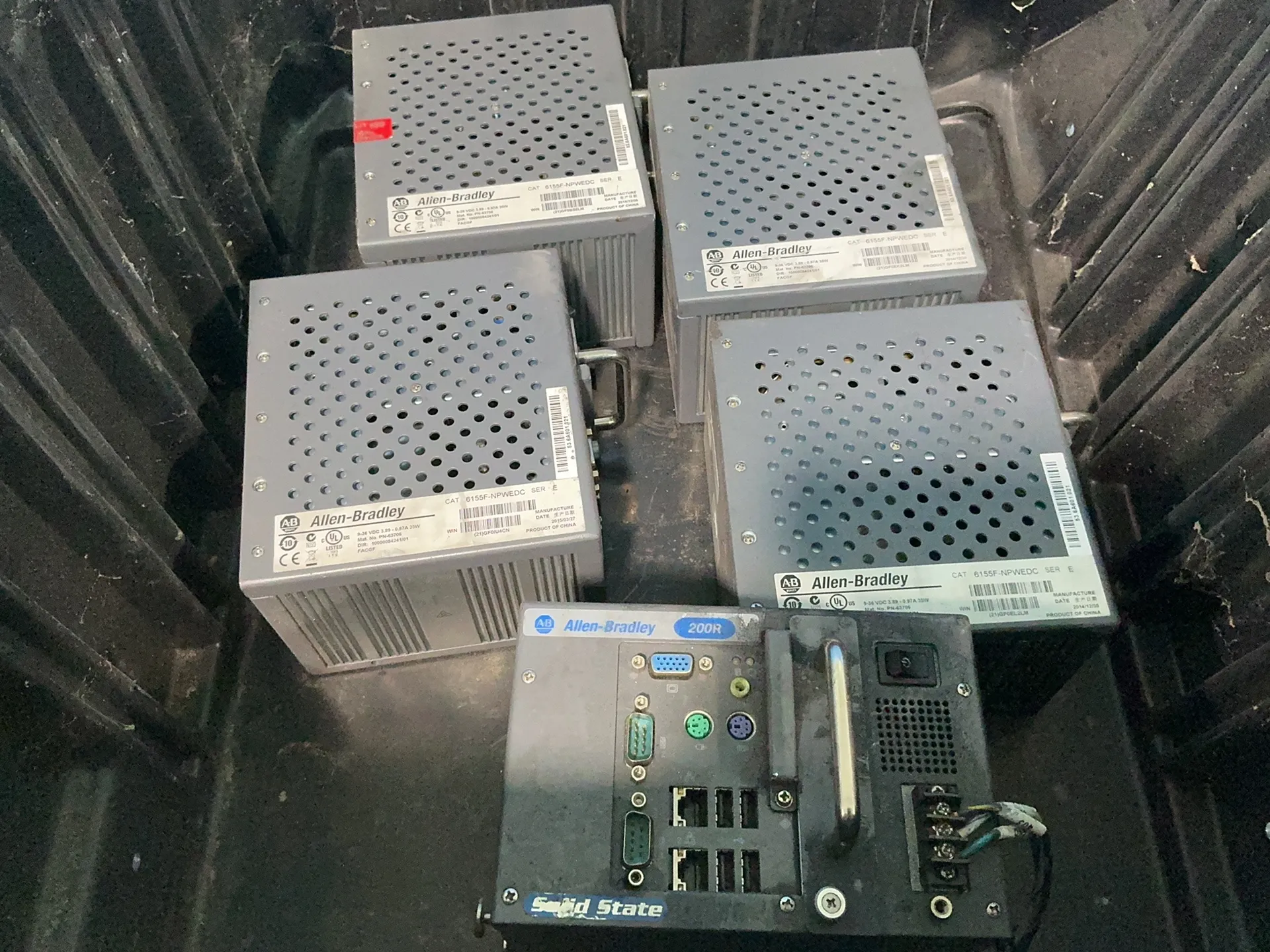 Allen-Bradley #6155F-NPWEDC, Compact Computers, 35 width, 3.89-0.97 A, 9-36 VDC, LOT of 5
