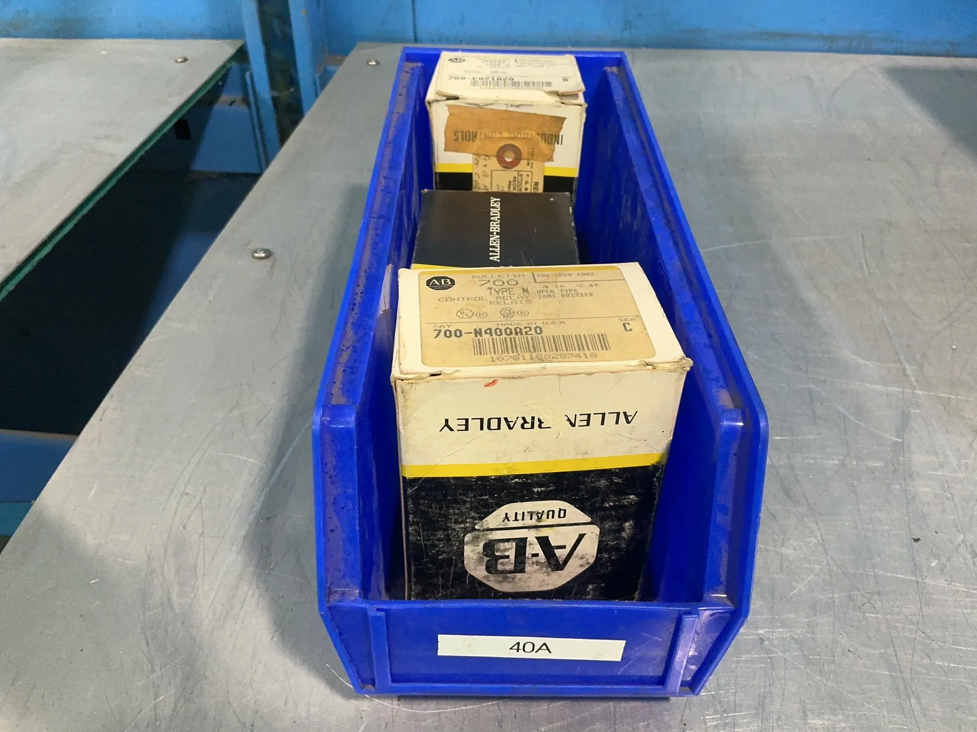 Allen-Bradley #700-N400A20, Bulletin 700 Control Relays, 200-208 Volts, LOT of 3