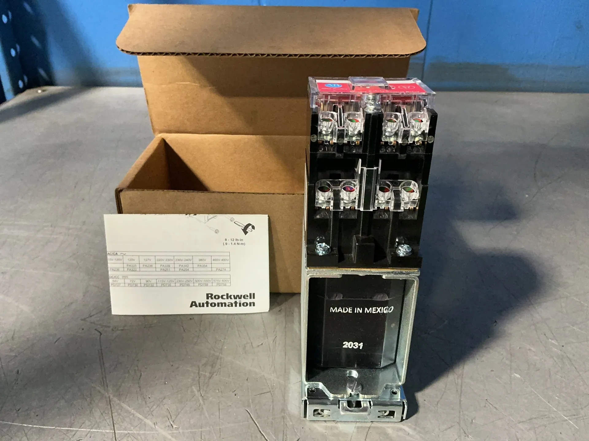 Allen-Bradley #700S-DCPK710DZ24, Series E Master Safety Control Relay, 20 Amp, 600 Volts, 2020
