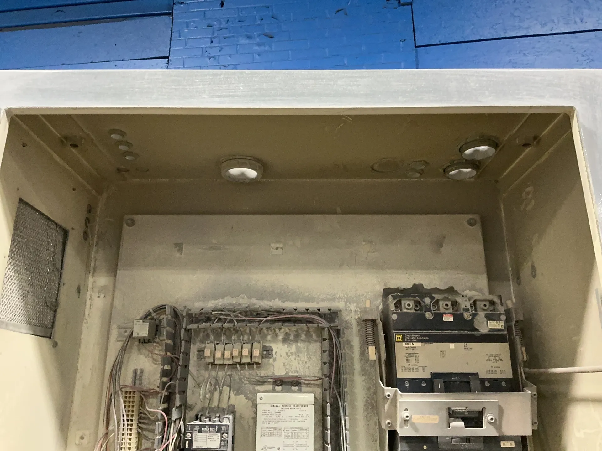 DC Drive Panel, General Purpose Transformer, Square D Circuit Breaker, Melltrum Controls, 120/240/480 Volts