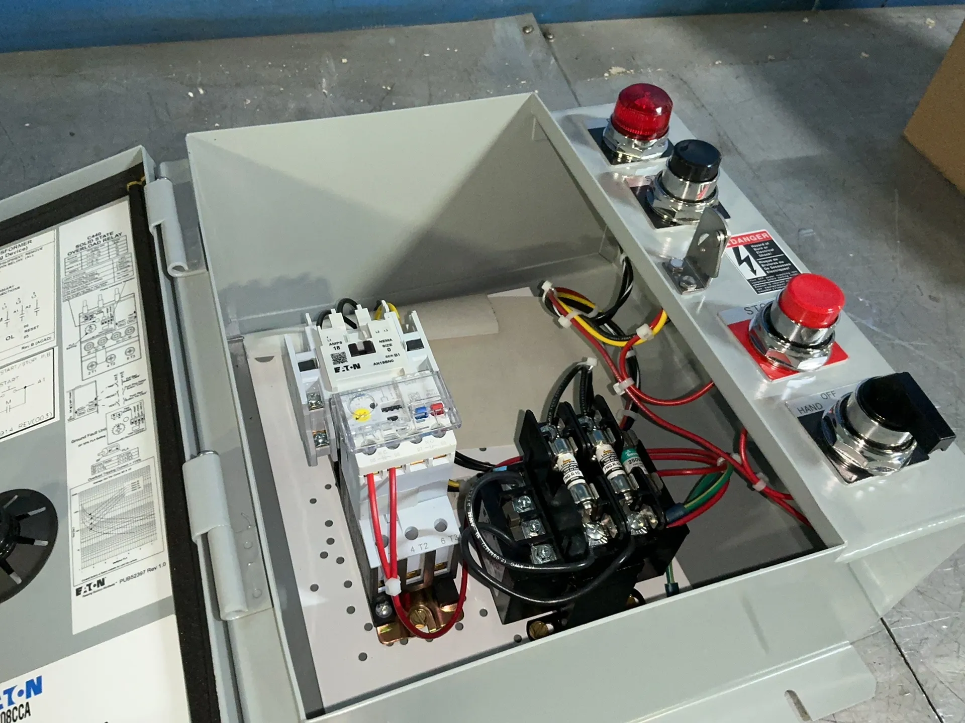 Image for Eaton #ECN0708CCA, Non-Combination FVNR Starter w/ CPT