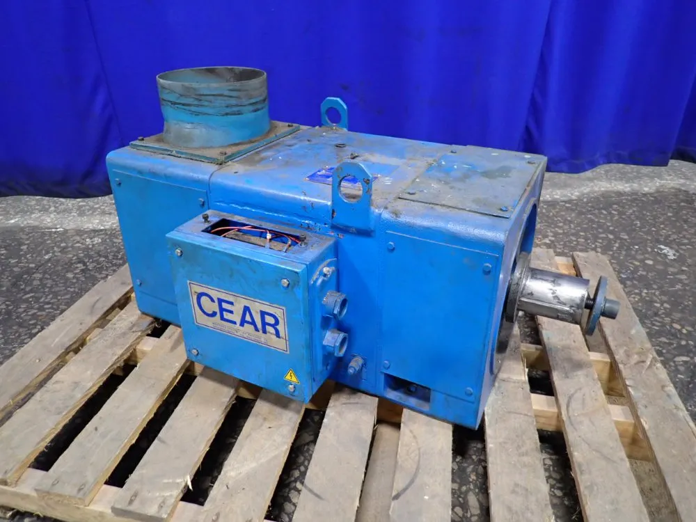 100 HP 1860 RPM CEAR #MGL-180-S, DC Motor, 5.6/204 Amps, 400 VA, 220 VF, 2004