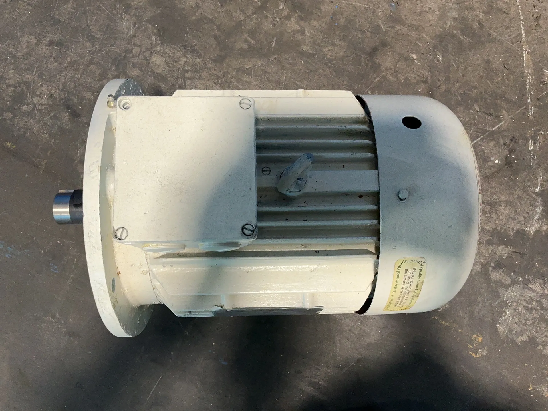 7 HP 1765/1455 RPM Marathon #132STFC4526AA-R115, Frame DF132S, 19.8/9.9/22.4/11.2 Amps, 3 phase, Multi-Voltage