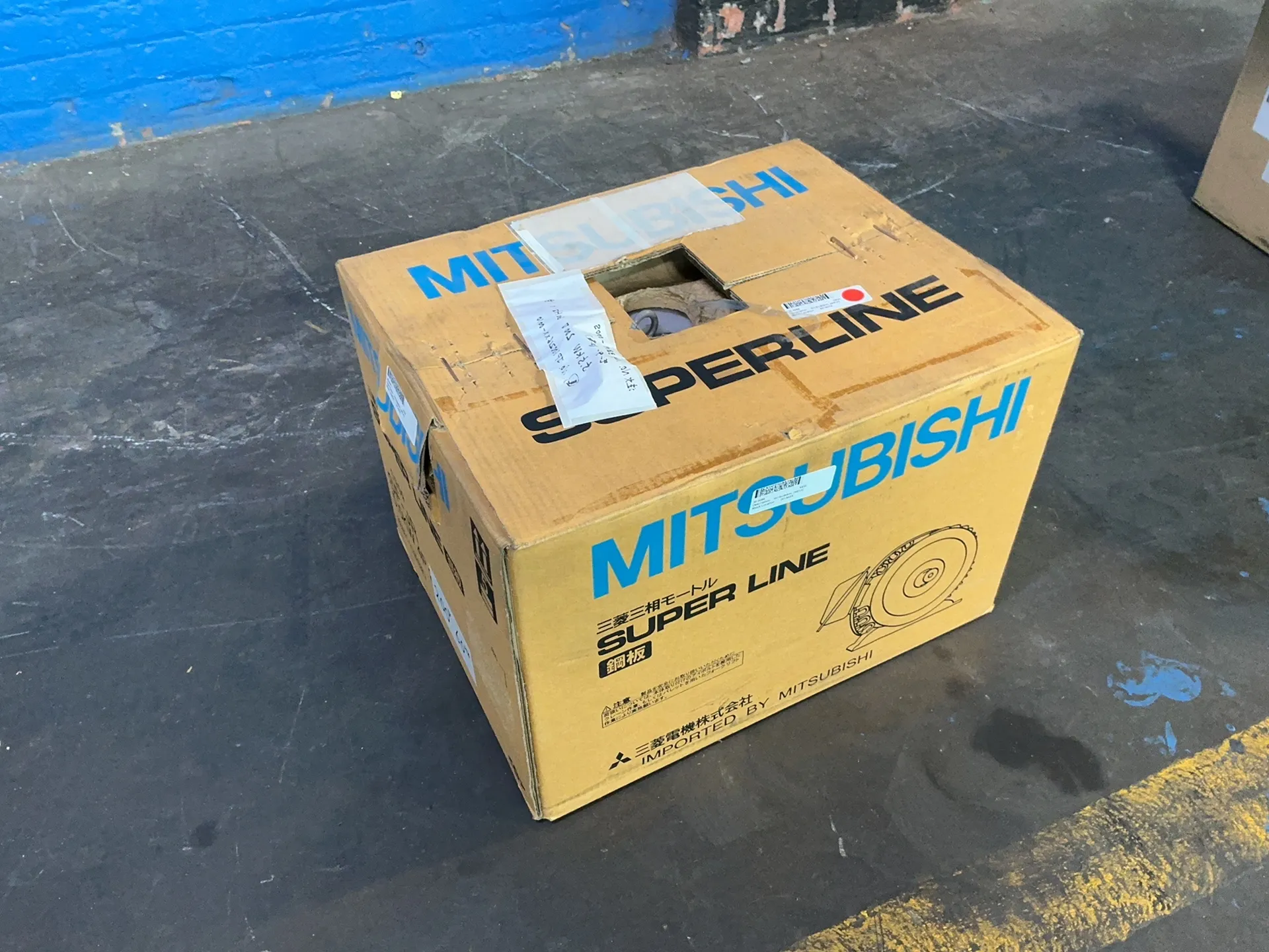Mitsubishi HP #SF-JR RPM, Superline Motor, 5.5 KW, 200 Volts, new