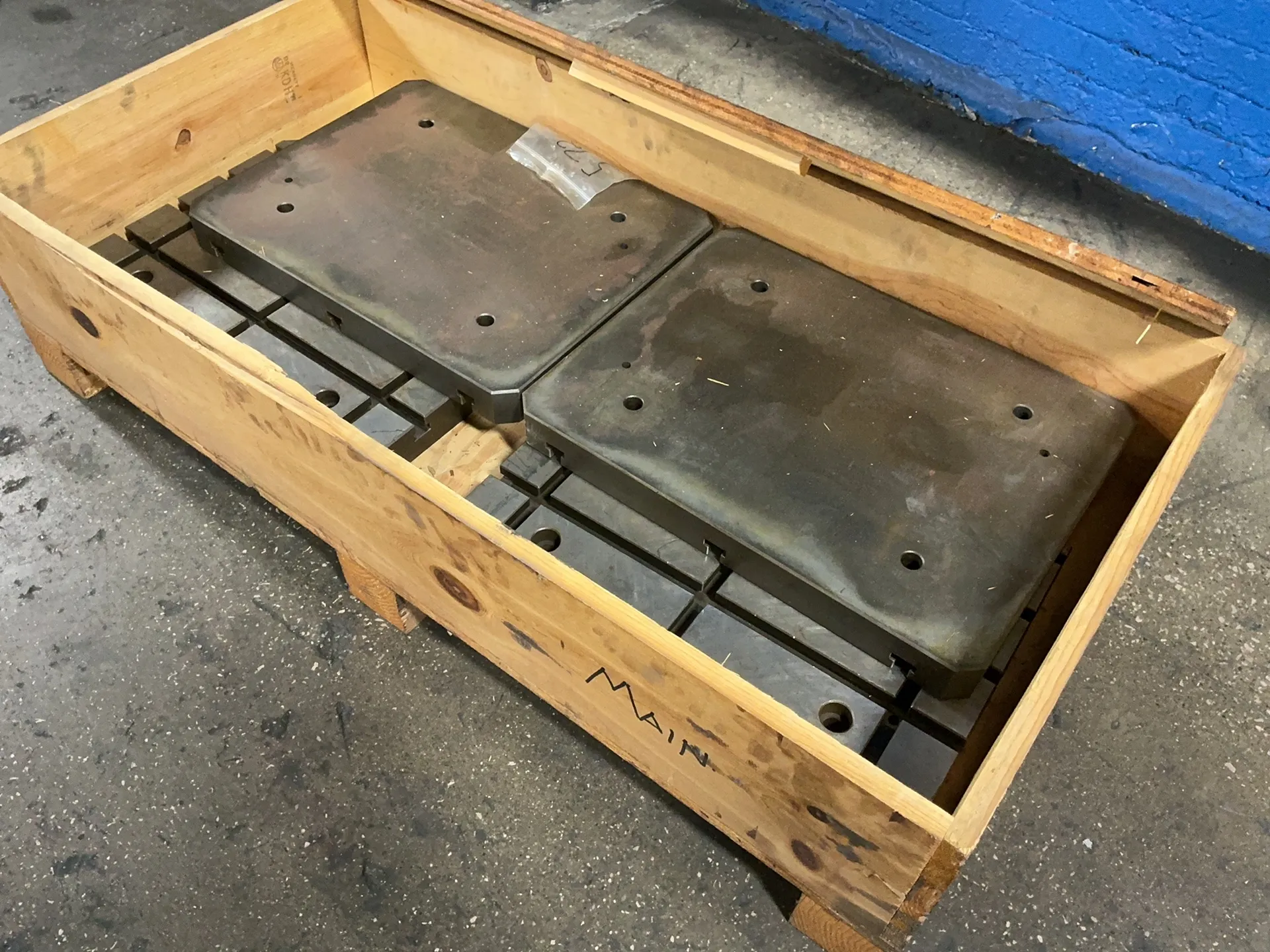 16" x 20" T-slot tables, LOT of 4
