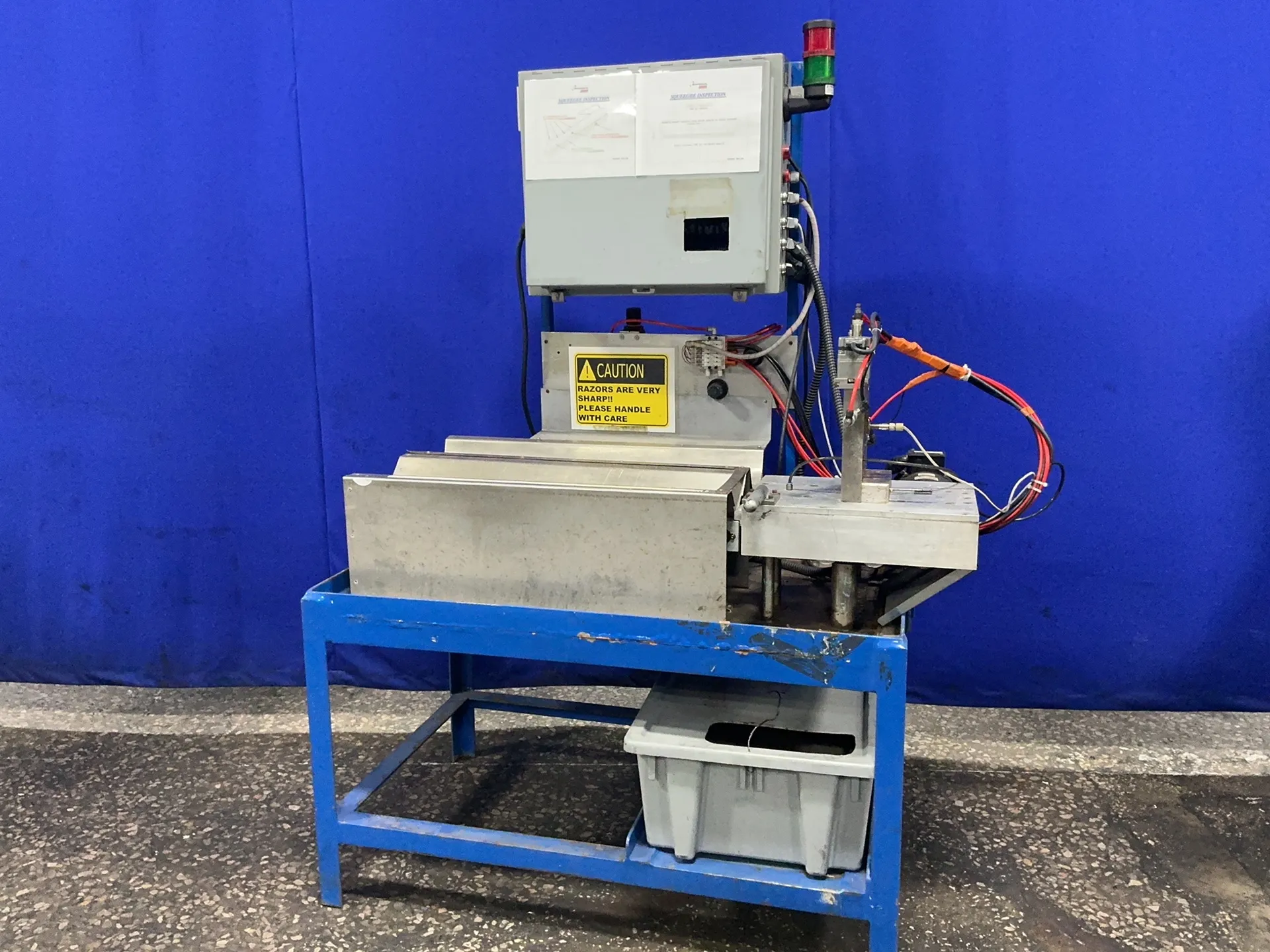 12" x 32" DASA #CRSM-001, slitting machine, 25 HP, 3550 RPM, 230 V. (2 available)