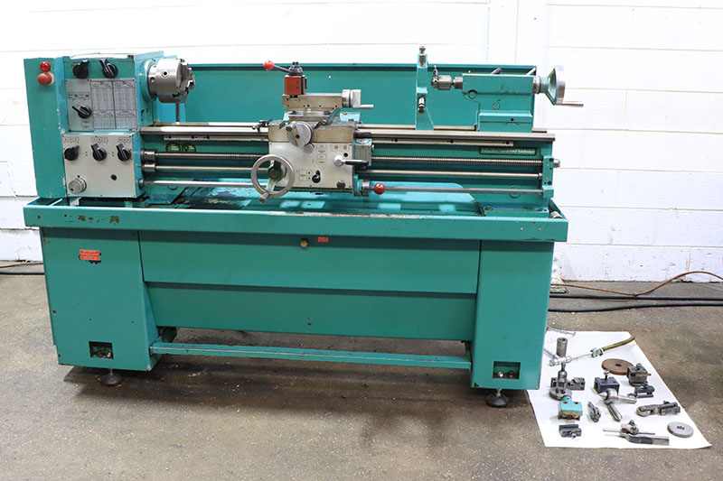 13" x 40" Harrison #M300, engine lathe, 1-1/2" bore, D1-4, 40-2500 RPM, inch/metric, taper attachment, 3-jaw