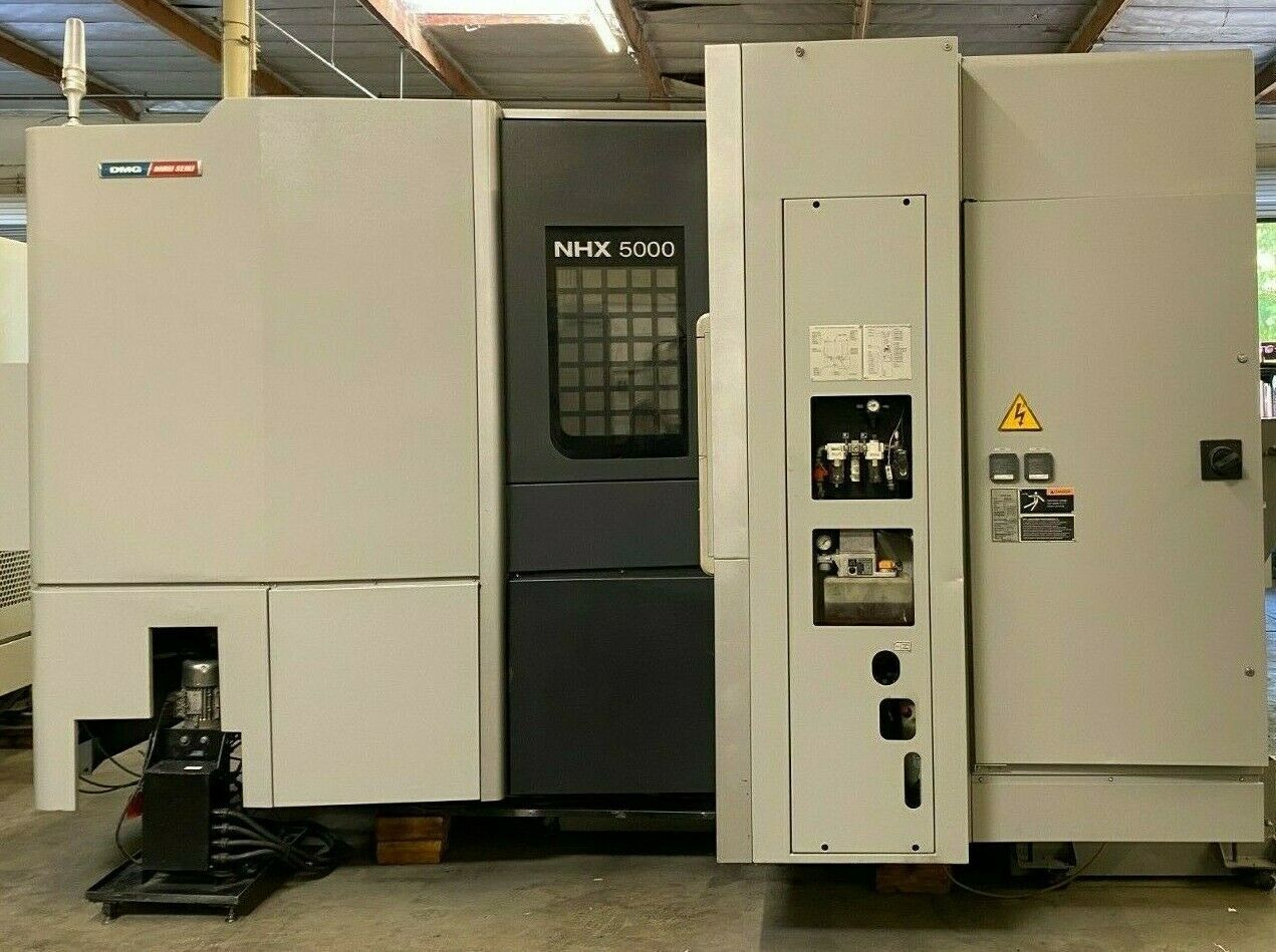 DMG Mori Seiki #NHX-5000, CNC horizontal machining center, 40 automatic tool changer, 28.7" X, 28.7" Y, 34.5"