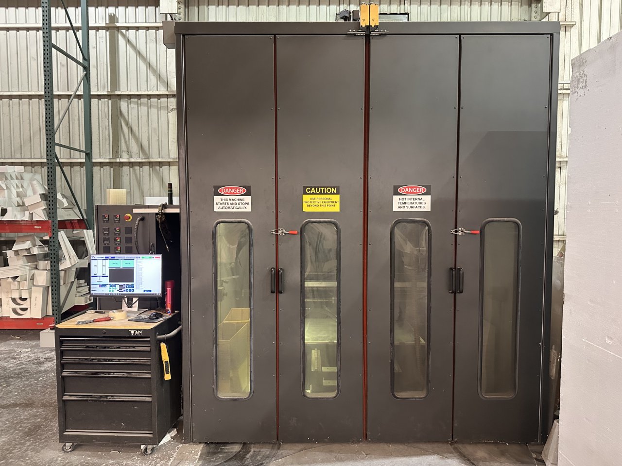 Titan Robotics #Atlas-3.6 Hybrid, large scale 3D printer, heted bed, heated enclosure, vacuum bed, 2021