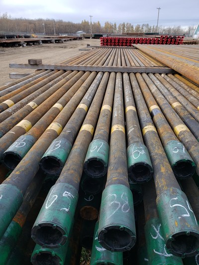 2-3/8" 4.7 lb/ft J-55 EUE tubing, range 2, 2500 joints, 82,021' total, yellow band 1%-15% wear, 6 truck loads