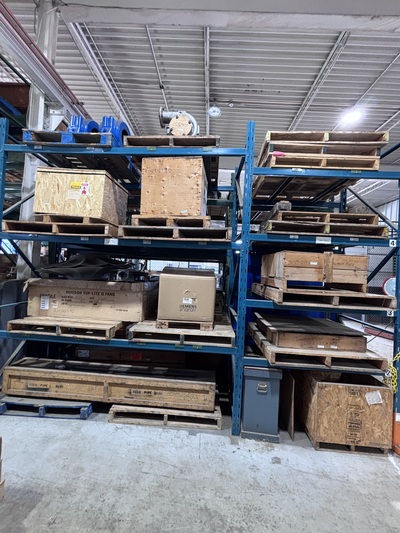 Baker-Perkins APV #S-25, centrifuge parts package, rotating assembly, Durametallic 9" RA seals, screens