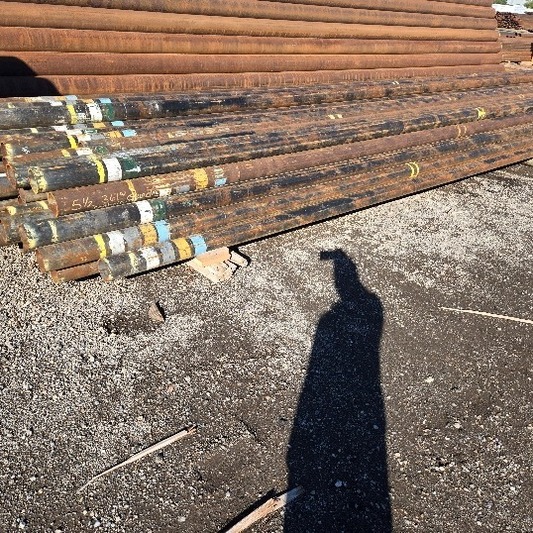 5-1/2" x 0.361" WT ASTM A252 X52 line pipe, CAT III, 40 joints, 1,600' total, 50k min. yield, ITR only, USA