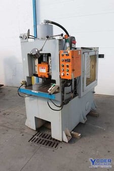 80 Ton, Yao Sheng #TSH-TUVB-830, hydraulic press, 16" x27" bed, 10" x10" ram, 2007, #68632 (3 available)