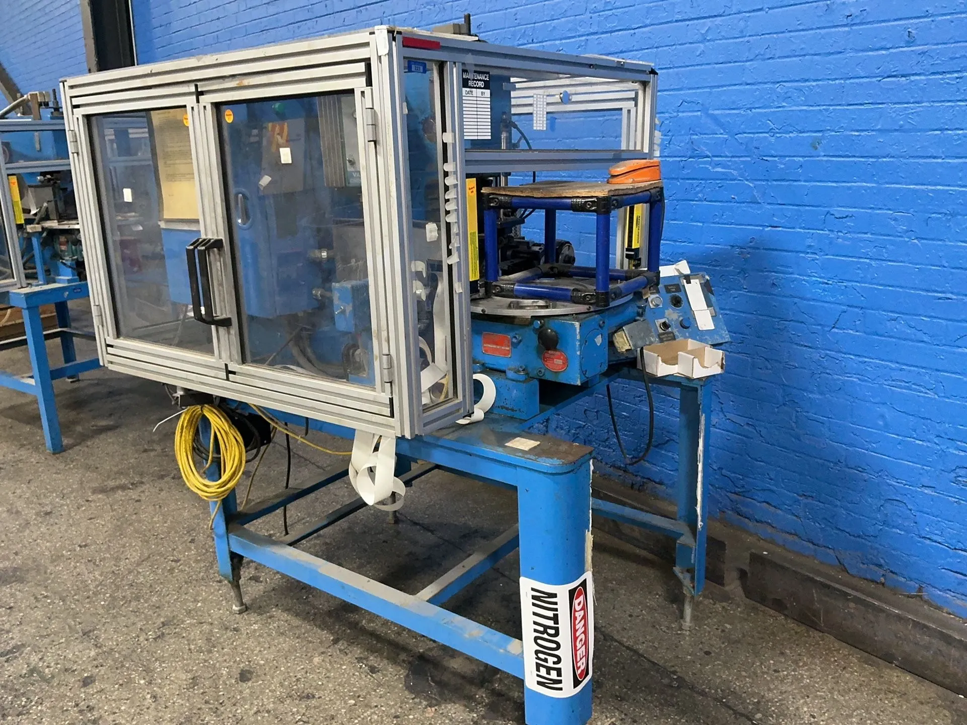 Rotary assembly unit, 18" rotary table, electrical box, foot pedal
