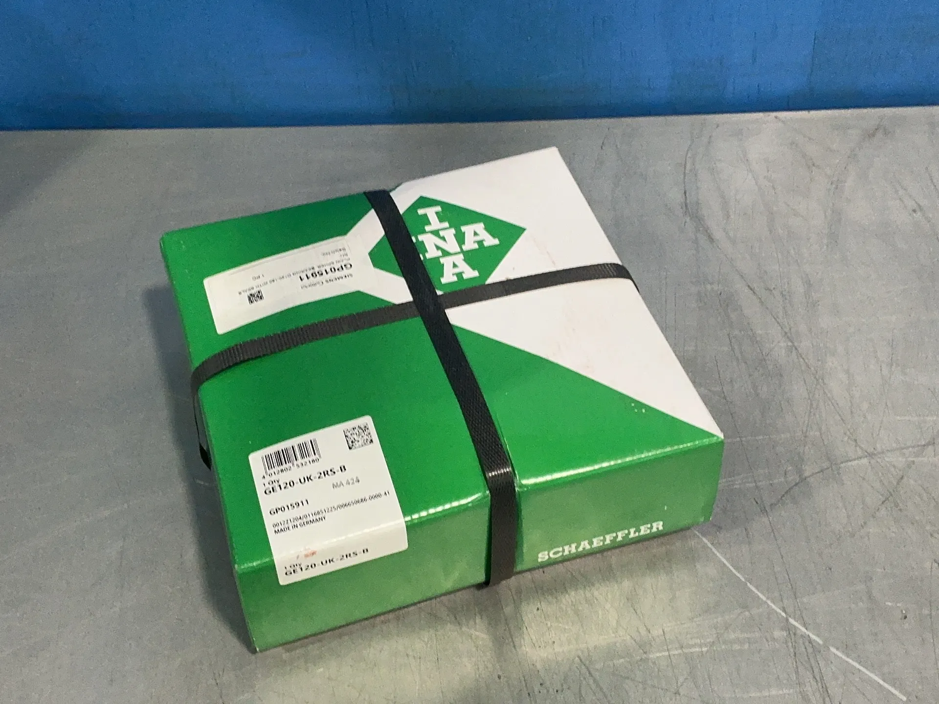 INA #GE120-UK-2RS-B, spherical plain bearing, new