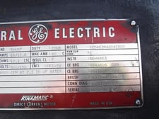 1250 HP 900 RPM General Electric, Frame 4674, DPFVBB, 500 VA, 300/150 VF