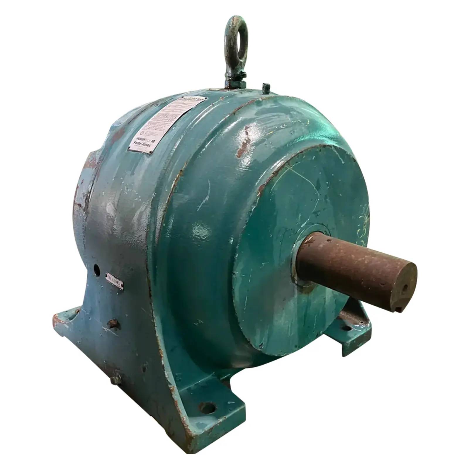 1 HP, Foote-Jones #734XSL, Line-O-Power concentric gear reducer, 70.60 :1 ratio, 1750 RPM input, 25 RPM