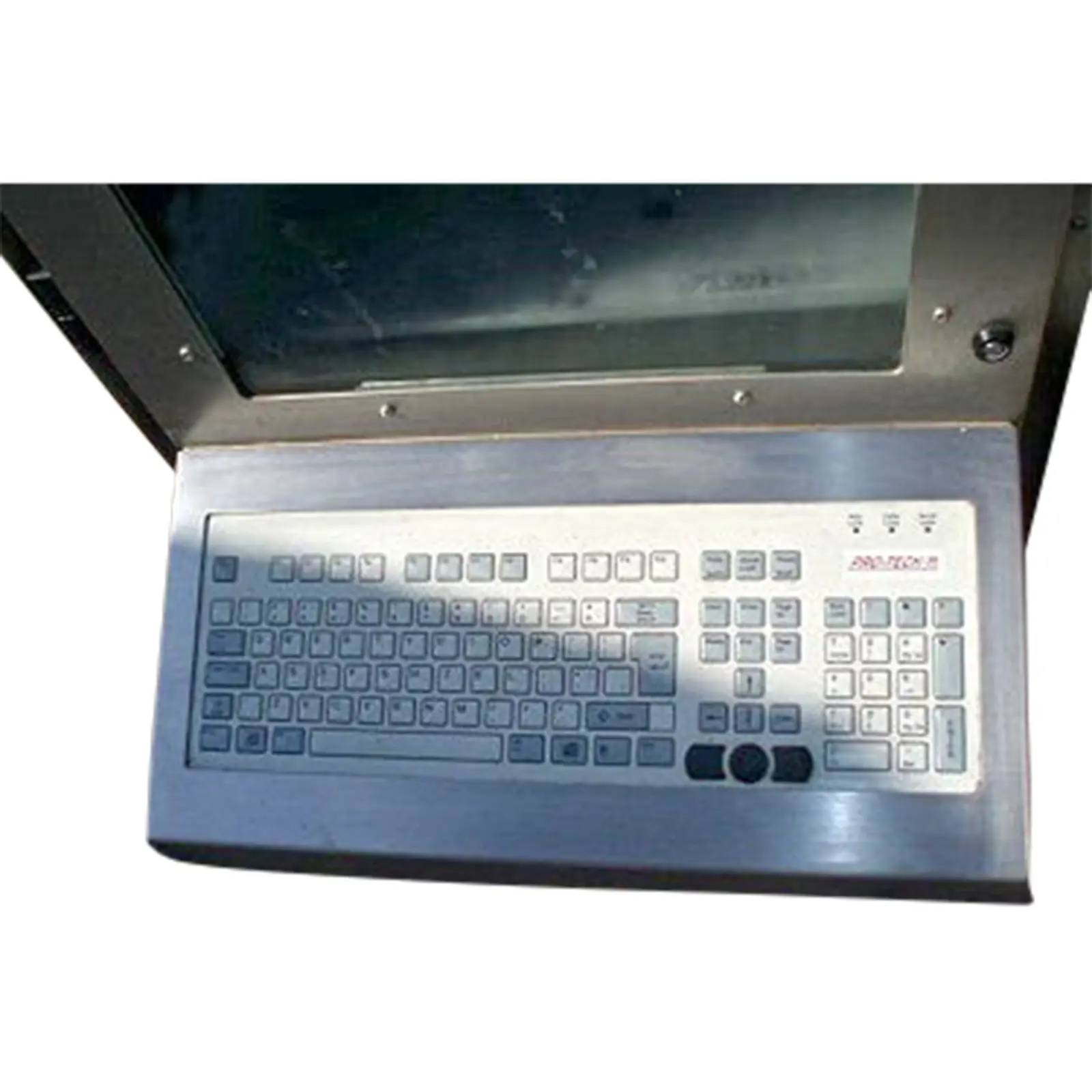 Pro-Tech #WS1904XC, Stainless Steel industrial workstation, 19" monitor, NEMA 4X enclosure, membrane