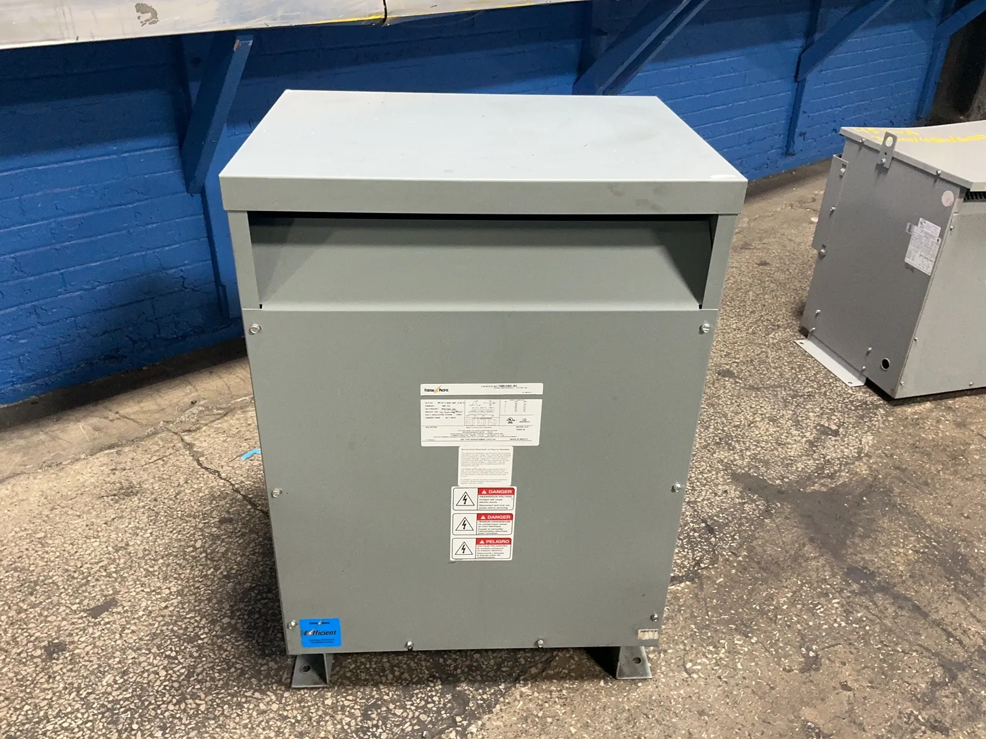 45 KVA 480 Primary, 400Y/231 Secondary, Federal Pacific 36B, dry type transformer, 3PH
