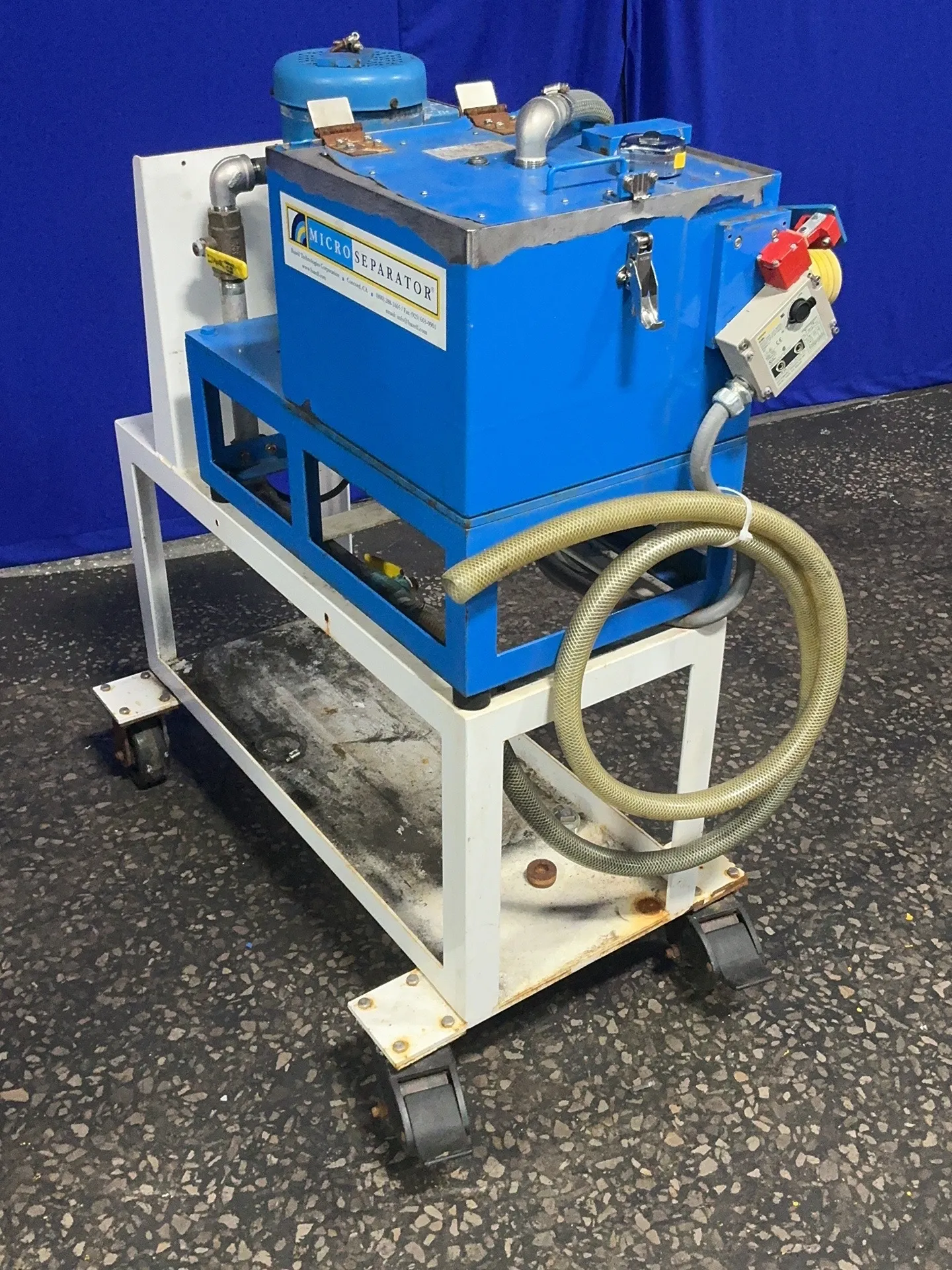 Bazell Technologies #CF-50M, manual-cleaning centrifuge, 15" x 15" x 11" capacity, 2 HP, 1750 RPM