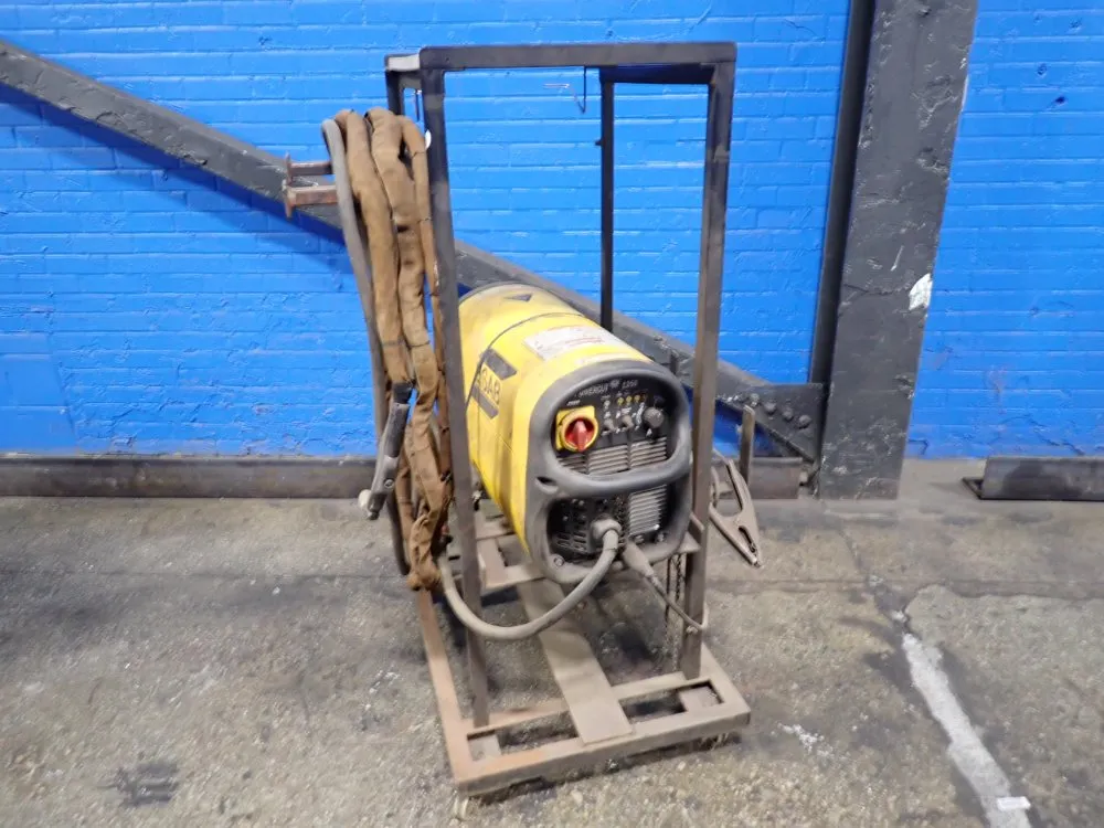 ESAB #POWERCUT-1250, plasma cutter and metal frame assembly, 70 A, 80 PSIG, 208/230/460 V., 1/3 phase