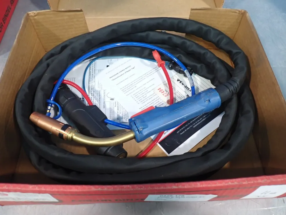 Abicor Binzel #MB515-5S52-MZB, mig welding gun, 500 A, 15' (5 available)