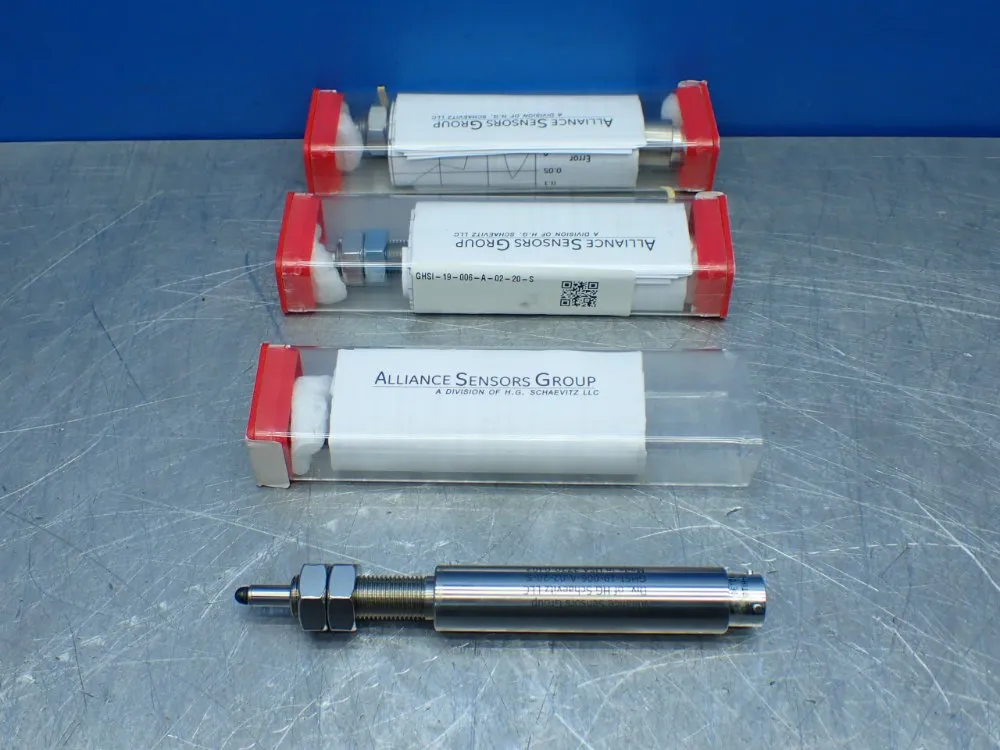 Alliance Sensors Group #GHSI-19-006-A-02-20-S, Linear Variable Inductive Transducer Position Sensors, LOT of