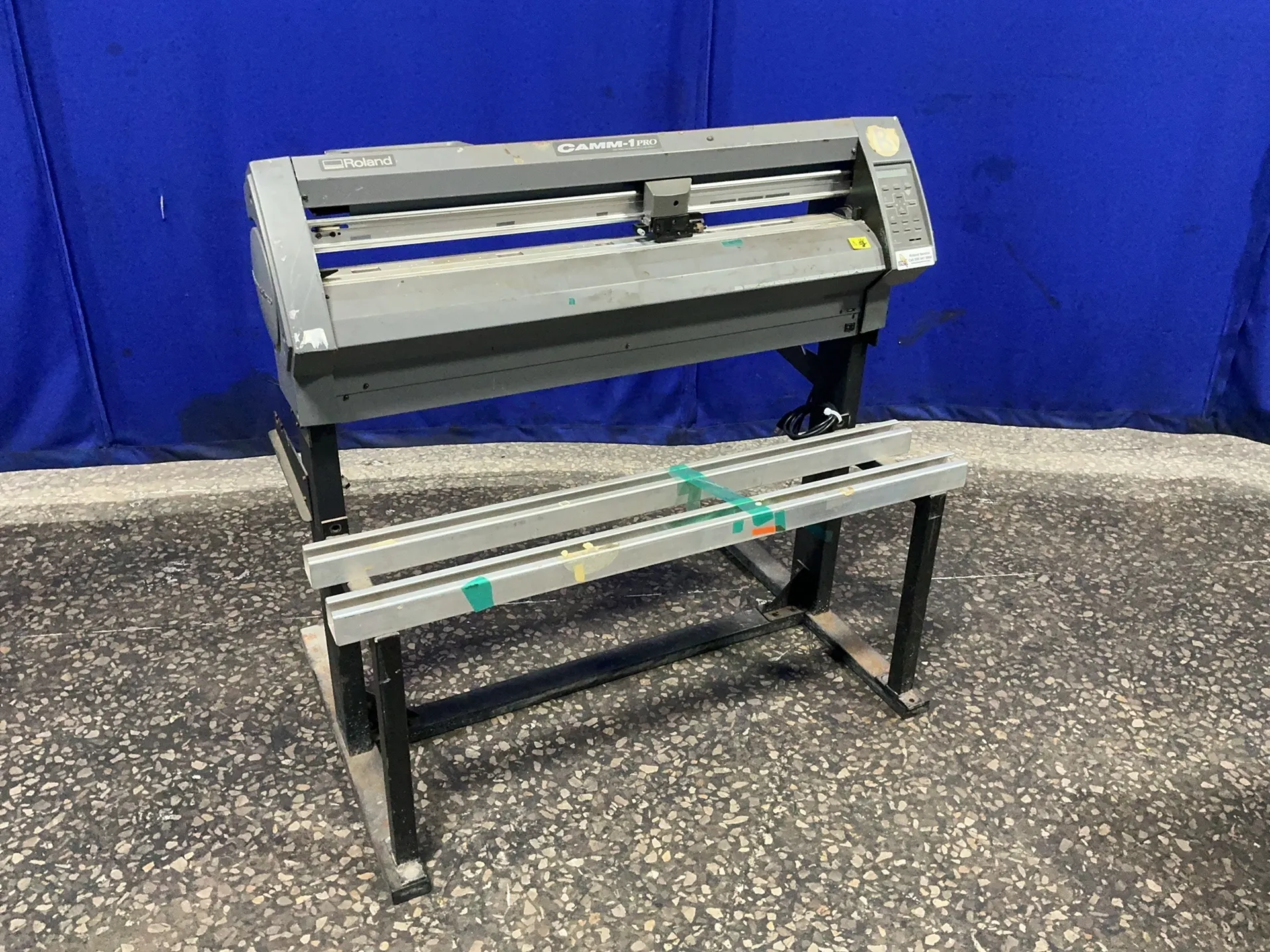 Roland #CX-300, vinyl cutter, 36", digital display, .8 Amps, 100-240 V.