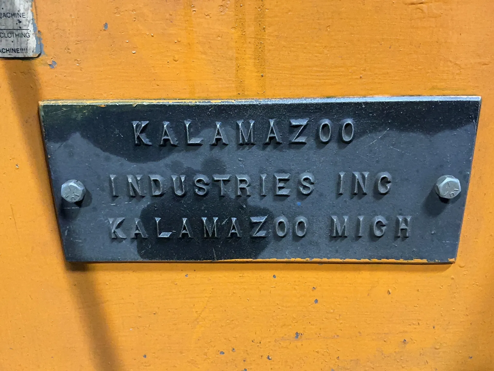 18" Kalamazoo Industries, cut off saw
