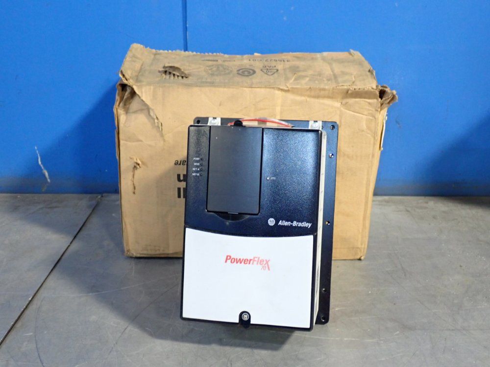 10 HP Allen-Bradley #20AD014F0AYNANC0, powerflex 70 variable frequency dri, Series A, 12.4 Amps, 3 phase