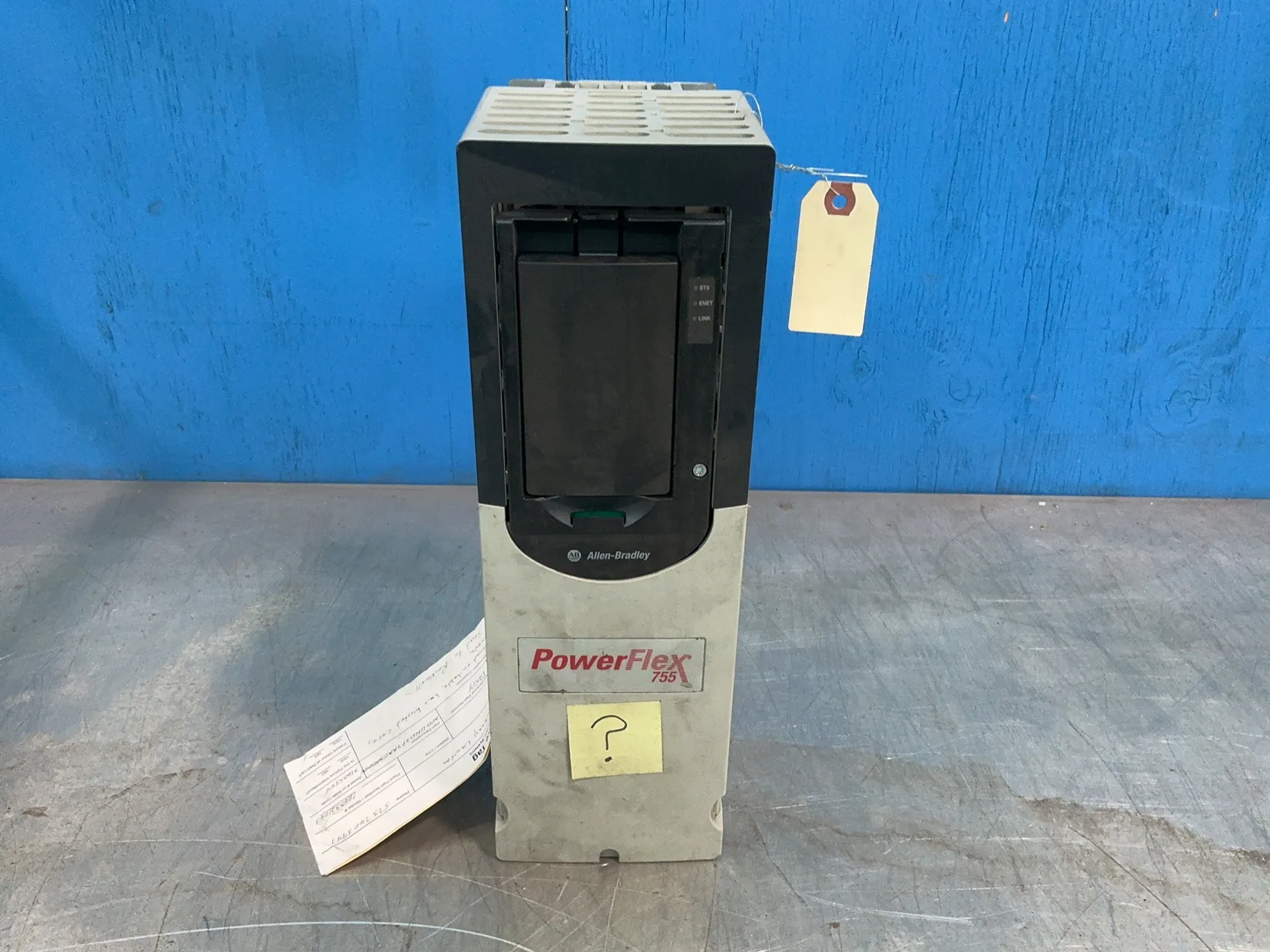 2 HP Allen-Bradley #20G11ND3P4AA0NNNNN, PowerFlex 755 Servo Drive, Series A, 2.6 Amps, 3 phase, 47-63 Hz