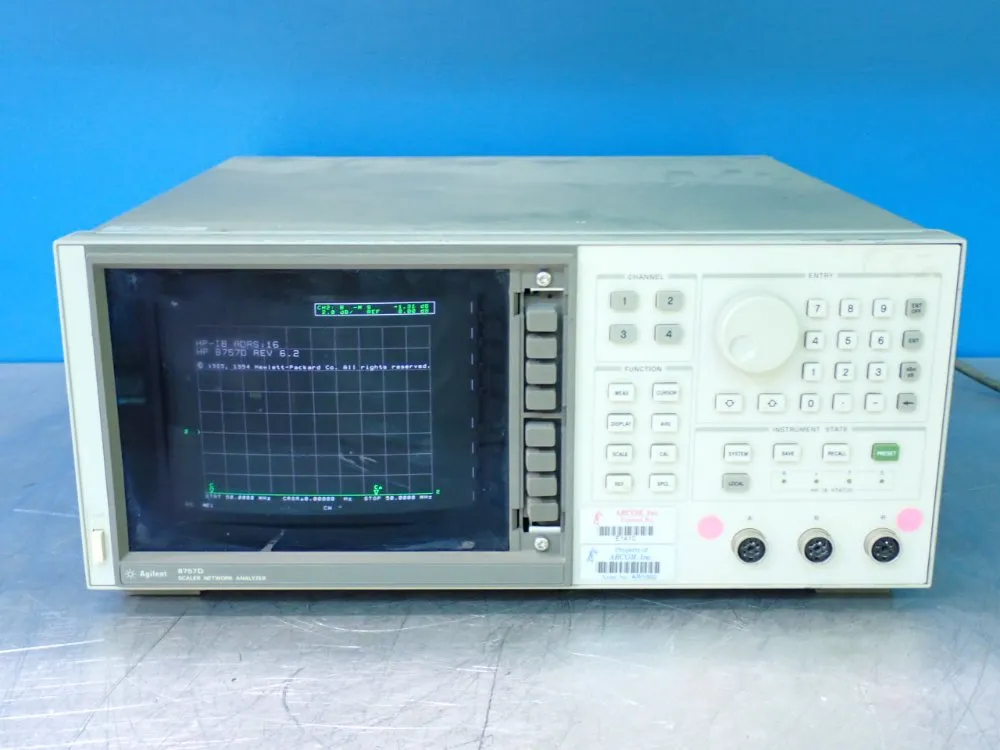 Agilent #8757D, scalar network analyzer, AS IS