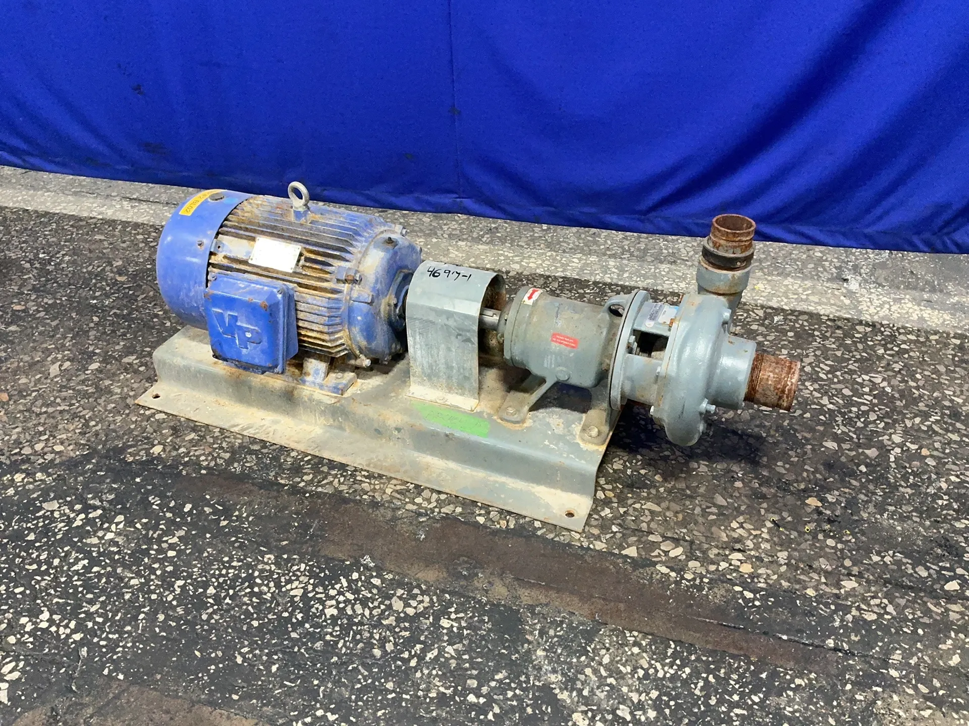 Goulds, Centrifugal Pump, 20 HP, 3550 RPM, 18 A, 575 V.