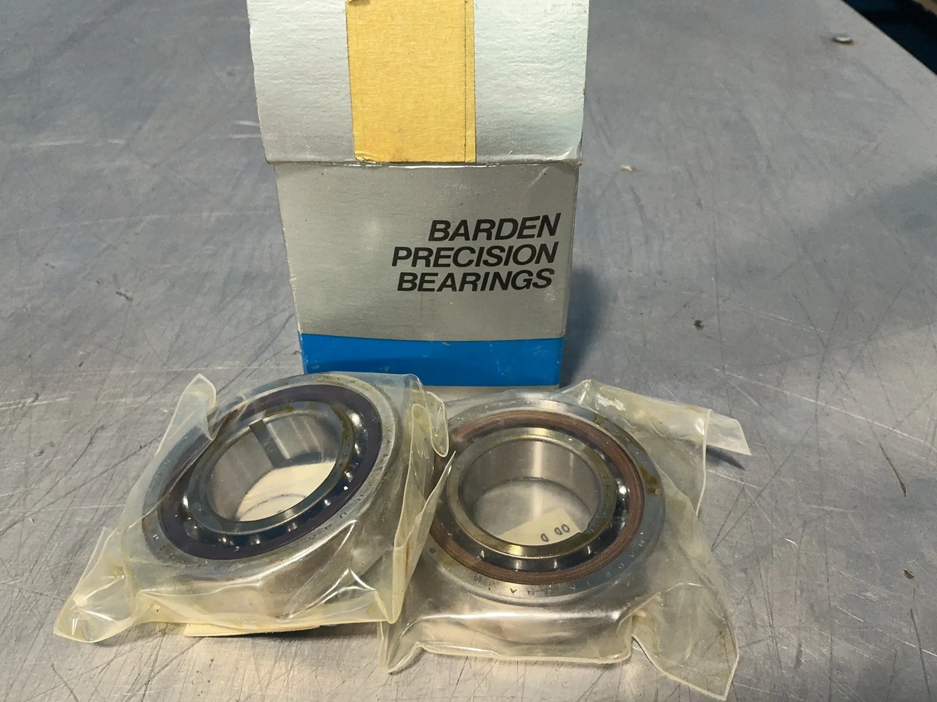 Barden #ZXL067H, bearings, 2.5" dia, LOT of 2, new