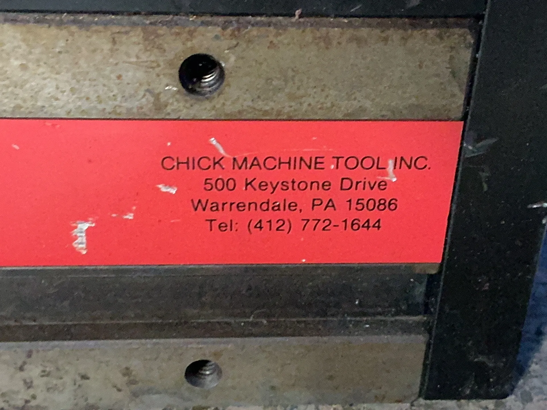 Chick #BL6, 6" vise