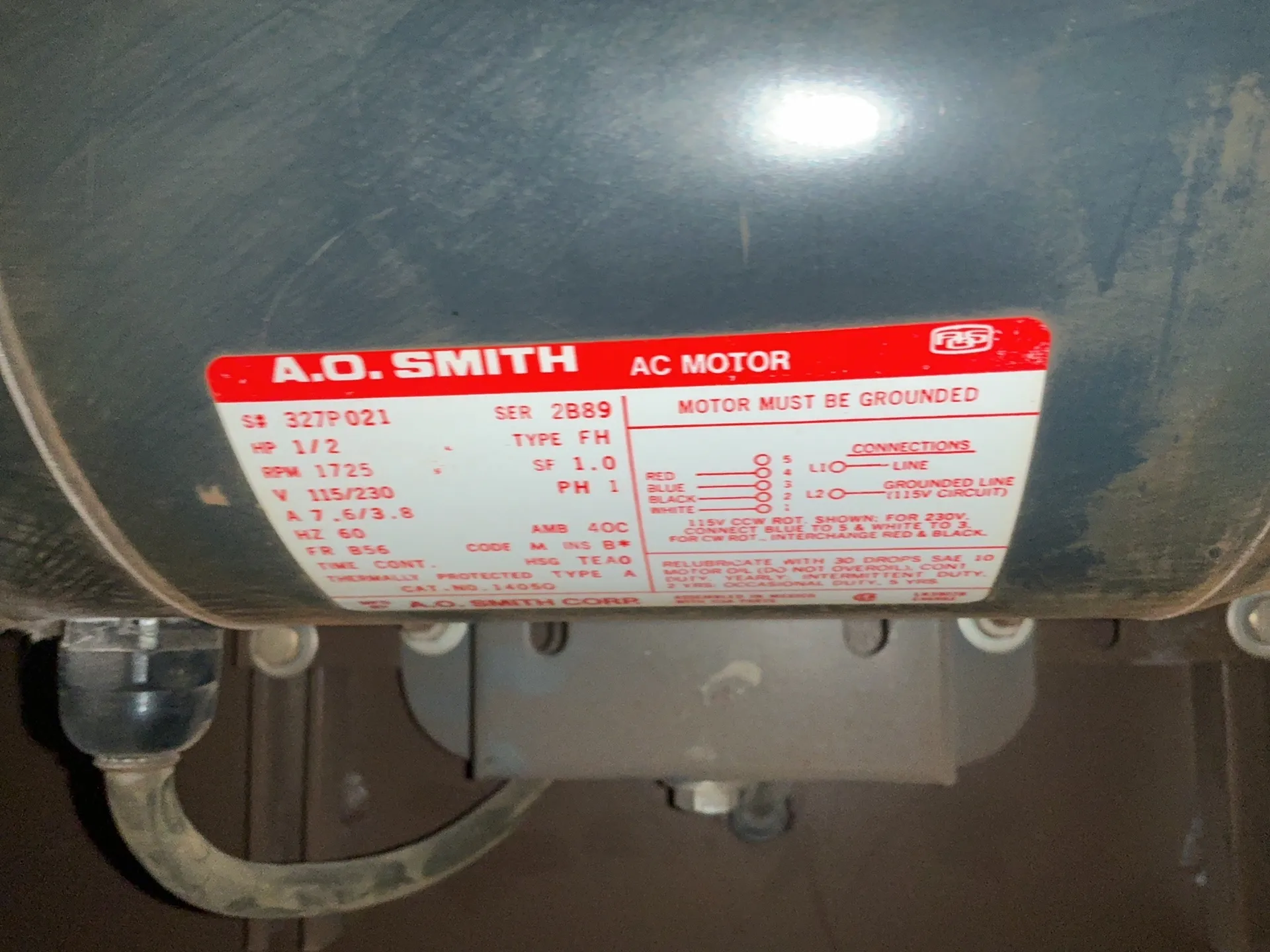 Smog Hog #PORTACLEAN, Portable Air Cleaner, .5 HP, 1725 RPM, 8 A, 115 V.