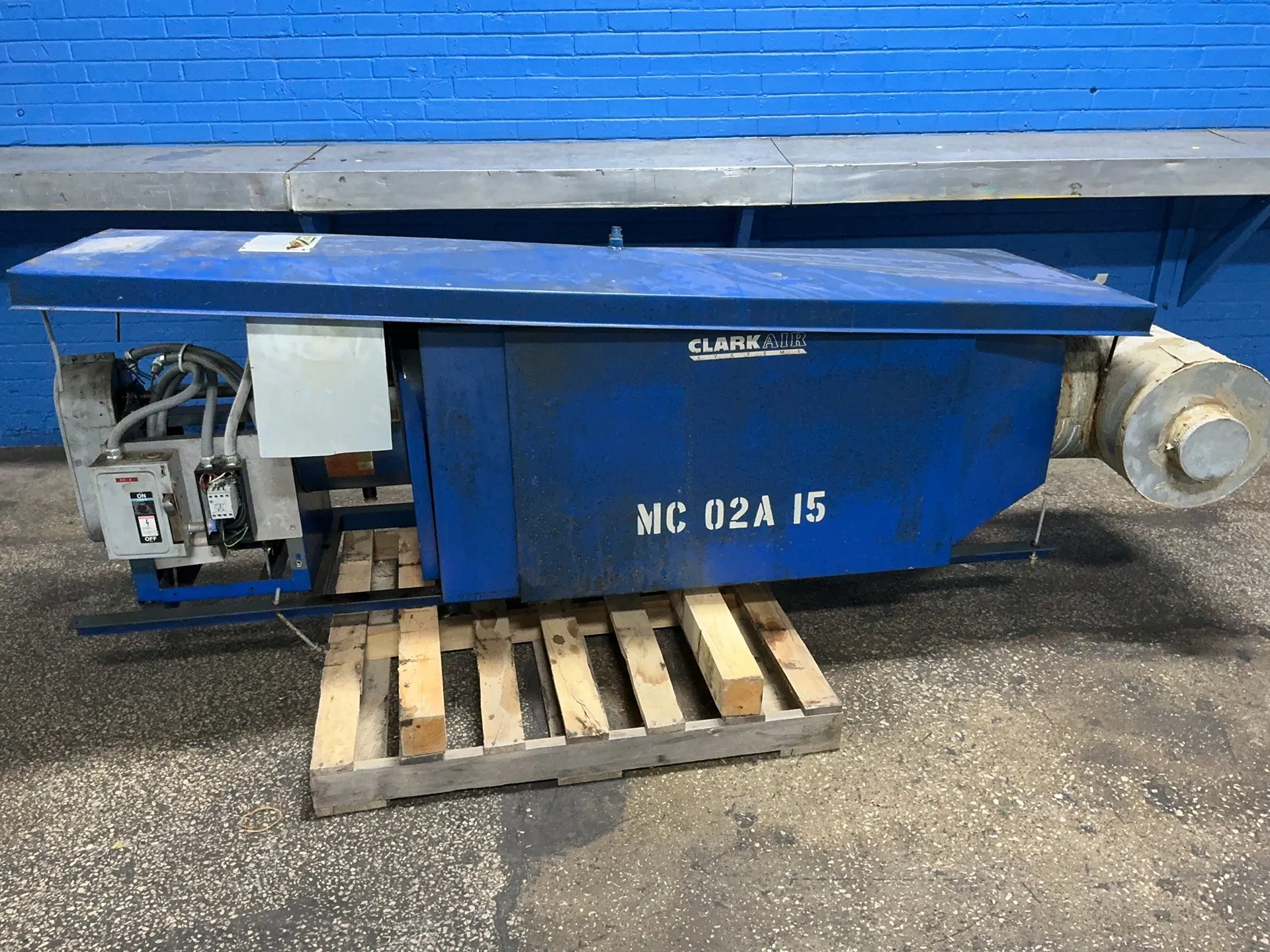 Clark Air, Dust Collector, 1 HP, 1740 RPM, 200-230/460 V.
