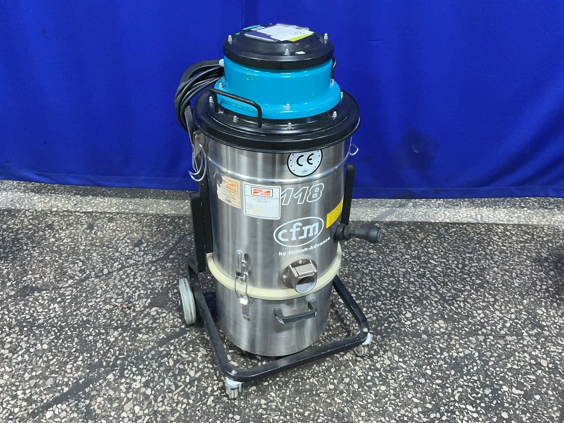 CFM, Vacuum, 13" diameter x 27" H