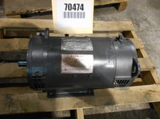5 HP 1800/2300 RPM General Electric, Frame 186ATC, ODP, rebuilt, 240 VA, 240 VF