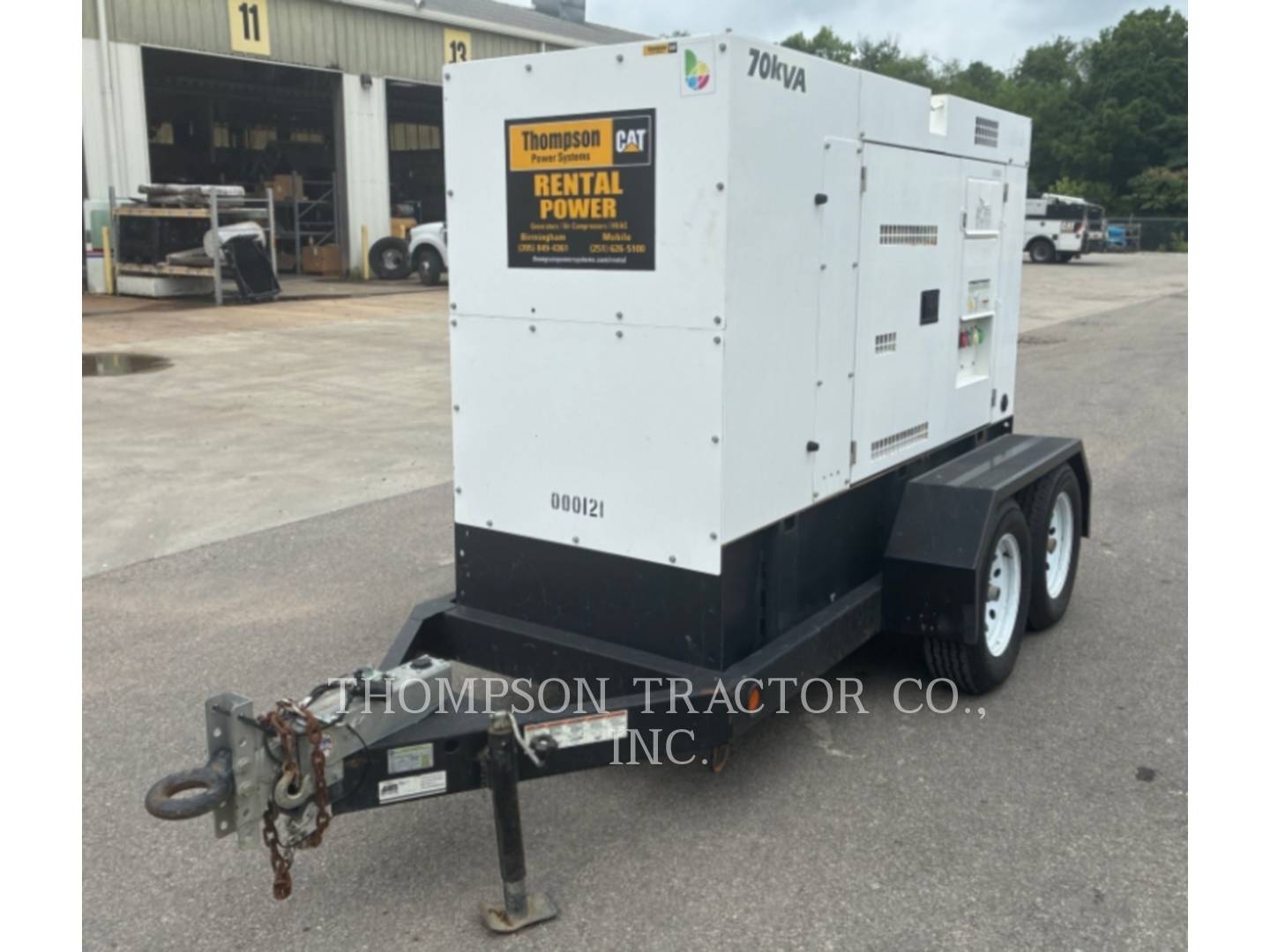 56 KW Shindaiwa DGK70, Diesel, 1800 RPM, 120V, 8578 hours, 2022