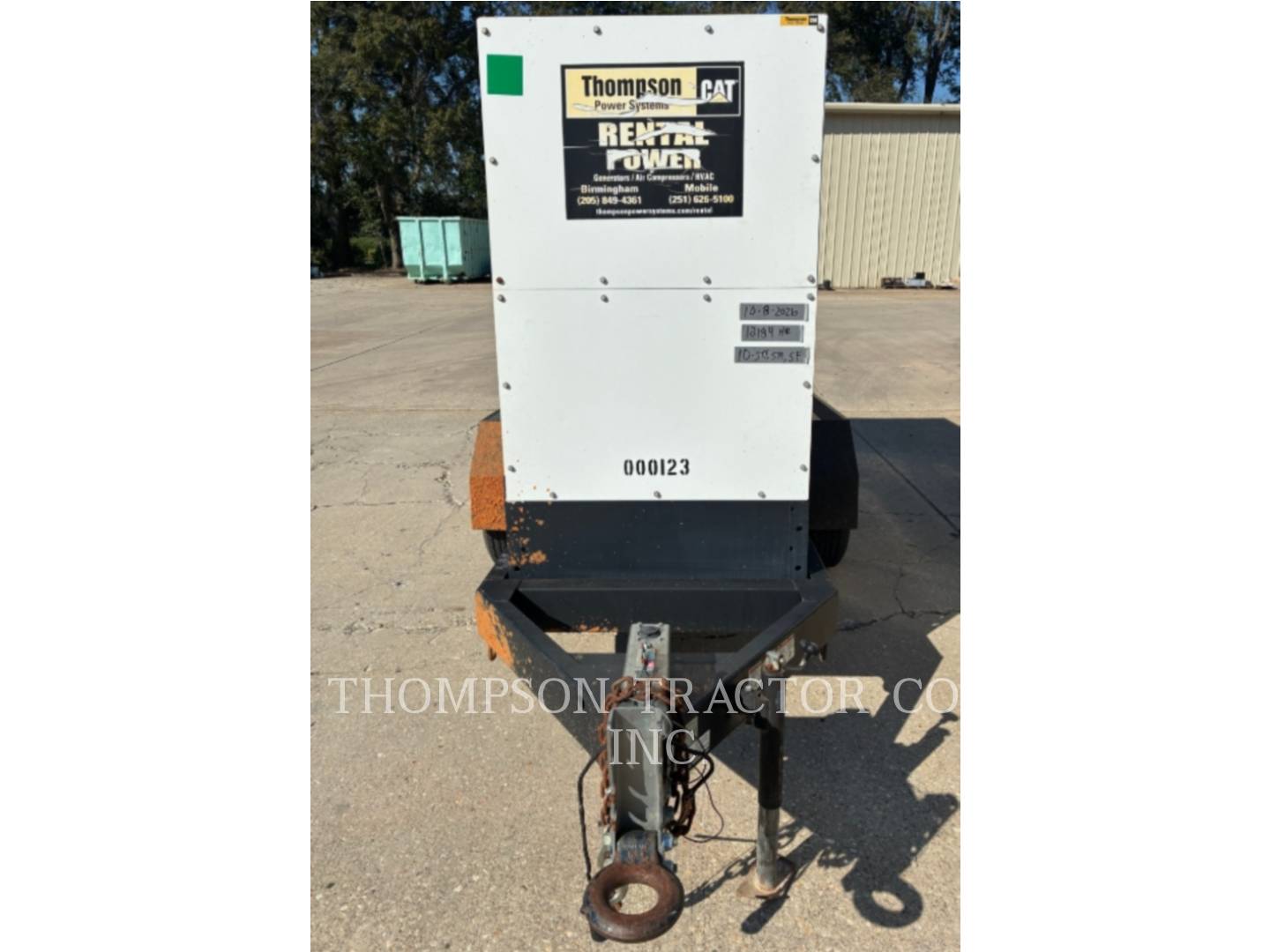 56 KW Shindaiwa DGK70, Diesel, 1800 RPM, 120V, 12176 hours, 2021