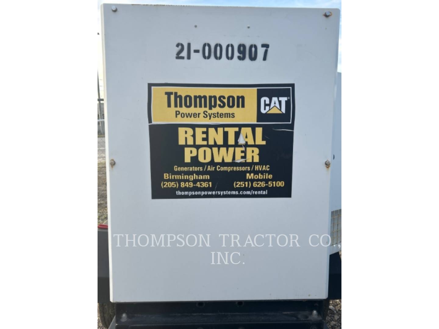 20 KW Allmand MP25, Diesel, 1800 RPM, 240V, 11413 hours, 2021