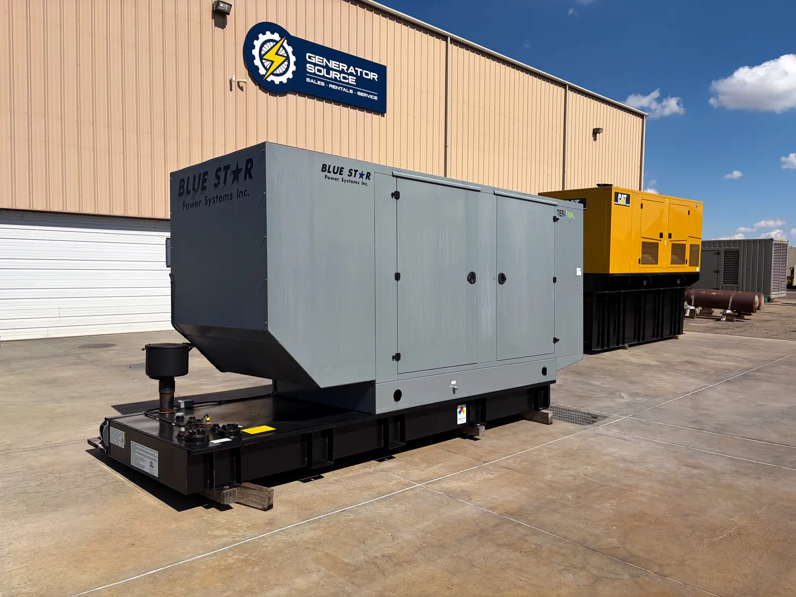 100 KW Blue Star Power #TAD571VE, diesel generator, enclosed, 120/208 Volts, new, 2022