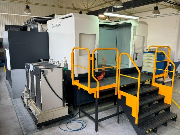 Makino #MAG1, 5-Axis CNC Horizontal Machining Center, 59.8" X, 43.3" Y, 53.1" Z, (2) 31.5" x 39.37" pallets