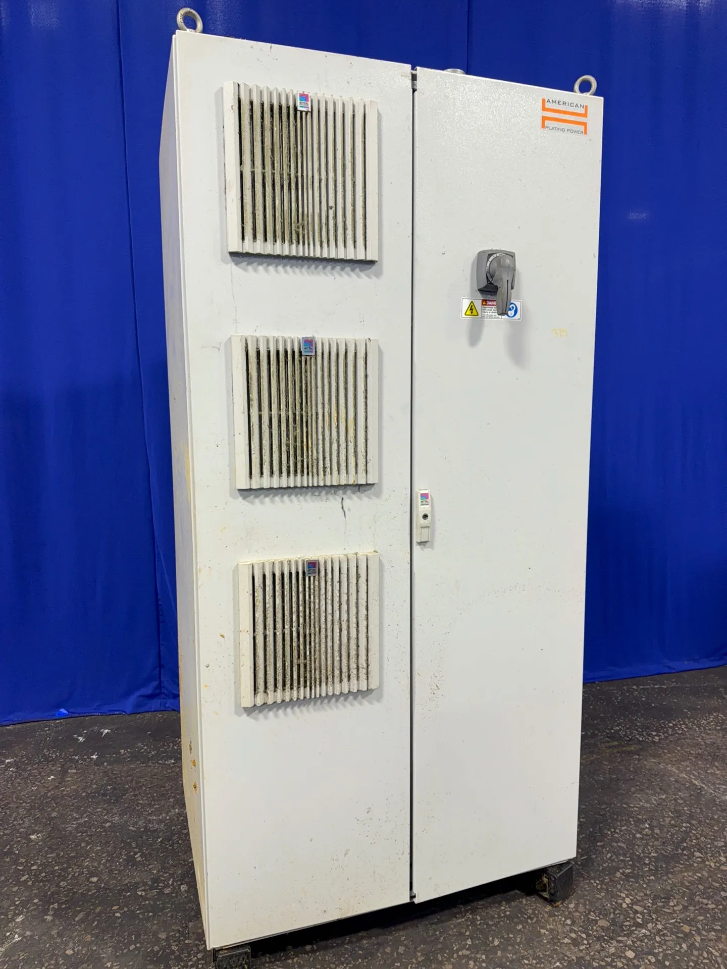 American Plating Power #D480-G12/7500-WRG-TFRX, SCR Rectifier, 7500 Amp, 12 Volts output, 126 Amp input, 480