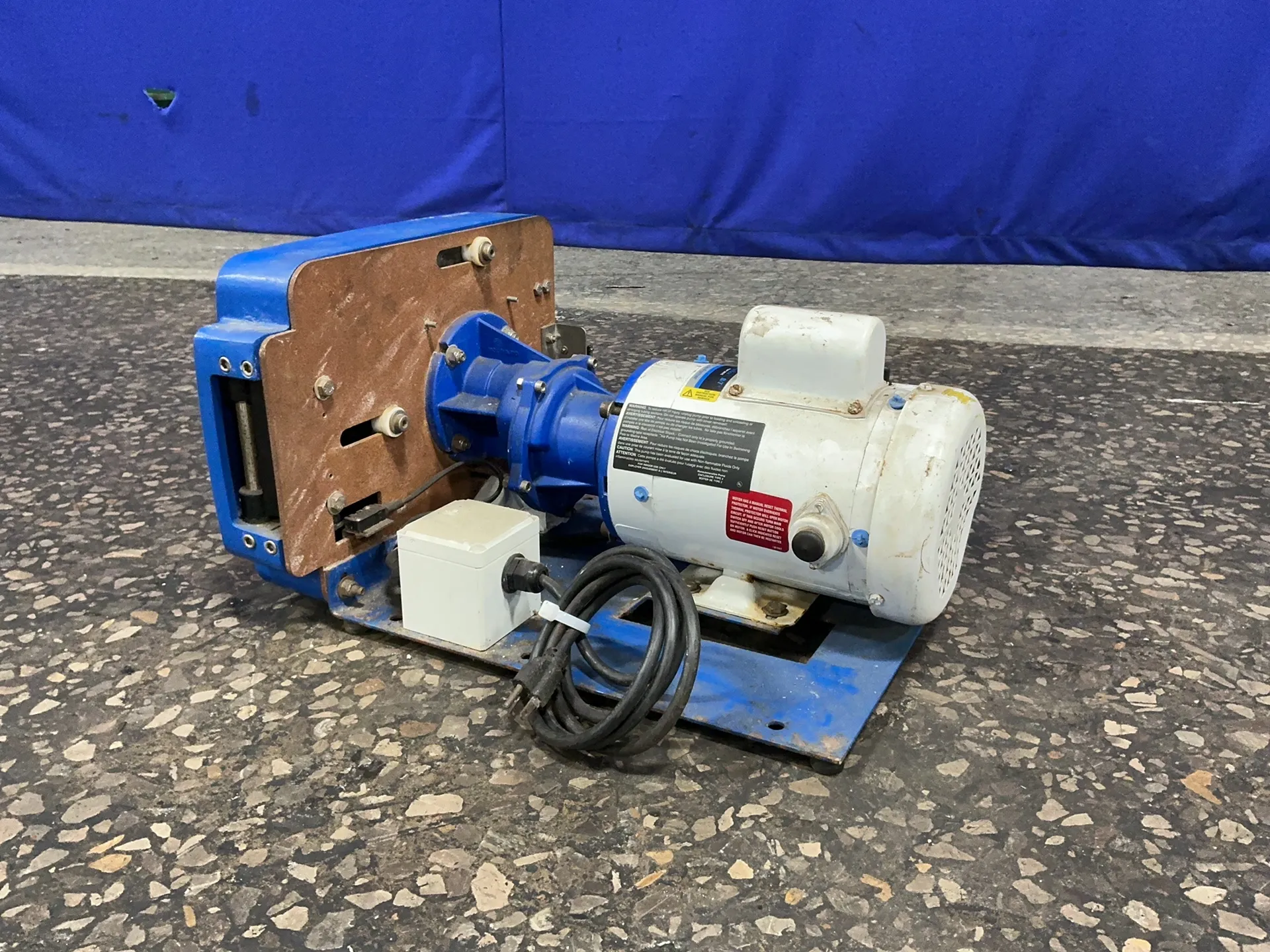 Cole Parmer #MASTERFLEX-B/T, Peristaltic Pump, 1/2 HP, 1725 RPM, Fr.560, 115/230 V.