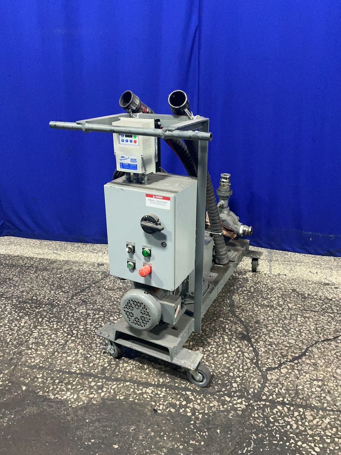 ECC #15-106, Pump System, 1 HP, 1760 RPM, Lenze AC Tech, 480 V.